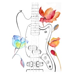 G337 / Lightness of guitar and flowers